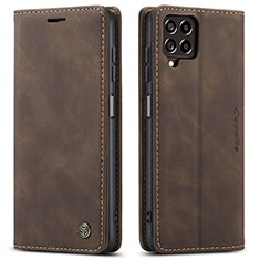 Coque Portefeuille Livre Cuir Etui Clapet C01S pour Samsung Galaxy M33 5G Marron