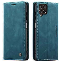 Coque Portefeuille Livre Cuir Etui Clapet C01S pour Samsung Galaxy M53 5G Bleu