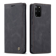 Coque Portefeuille Livre Cuir Etui Clapet C01S pour Samsung Galaxy S20 Plus 5G Noir