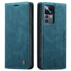 Coque Portefeuille Livre Cuir Etui Clapet C01S pour Xiaomi Mi 12T 5G Bleu