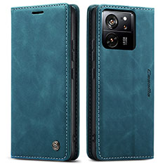 Coque Portefeuille Livre Cuir Etui Clapet C01S pour Xiaomi Mi 13T 5G Bleu