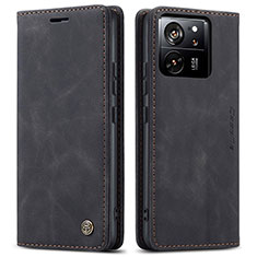 Coque Portefeuille Livre Cuir Etui Clapet C01S pour Xiaomi Mi 13T 5G Noir