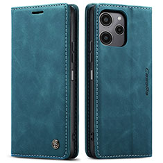 Coque Portefeuille Livre Cuir Etui Clapet C01S pour Xiaomi Redmi 12 5G Bleu