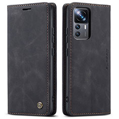 Coque Portefeuille Livre Cuir Etui Clapet C01S pour Xiaomi Redmi K50 Ultra 5G Noir