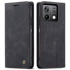 Coque Portefeuille Livre Cuir Etui Clapet C01S pour Xiaomi Redmi Note 13 5G Noir