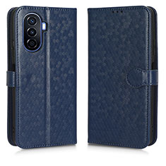 Coque Portefeuille Livre Cuir Etui Clapet C01X pour Huawei Enjoy 50 Bleu
