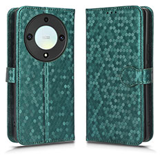 Coque Portefeuille Livre Cuir Etui Clapet C01X pour Huawei Honor Magic5 Lite 5G Vert