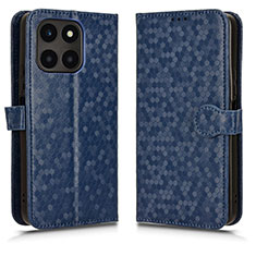 Coque Portefeuille Livre Cuir Etui Clapet C01X pour Huawei Honor X6a Bleu