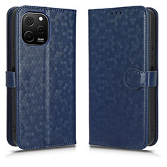 Coque Portefeuille Livre Cuir Etui Clapet C01X pour Huawei Nova Y61 Bleu