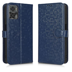 Coque Portefeuille Livre Cuir Etui Clapet C01X pour Motorola Moto E22 Bleu