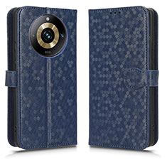 Coque Portefeuille Livre Cuir Etui Clapet C01X pour Realme 11 Pro 5G Bleu