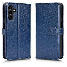 Coque Portefeuille Livre Cuir Etui Clapet C01X pour Samsung Galaxy A04s Bleu