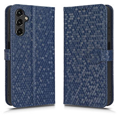 Coque Portefeuille Livre Cuir Etui Clapet C01X pour Samsung Galaxy A25 5G Bleu