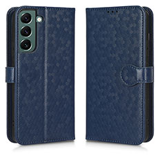 Coque Portefeuille Livre Cuir Etui Clapet C01X pour Samsung Galaxy S23 5G Bleu