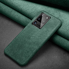 Coque Portefeuille Livre Cuir Etui Clapet C02 pour Samsung Galaxy S20 Ultra Vert