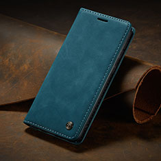 Coque Portefeuille Livre Cuir Etui Clapet C02S pour Huawei P50 Pro Bleu