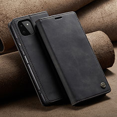 Coque Portefeuille Livre Cuir Etui Clapet C02S pour Samsung Galaxy F42 5G Noir