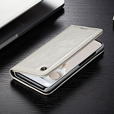 Coque Portefeuille Livre Cuir Etui Clapet C02S pour Samsung Galaxy S20 5G Blanc