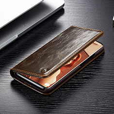 Coque Portefeuille Livre Cuir Etui Clapet C02S pour Samsung Galaxy S20 5G Marron