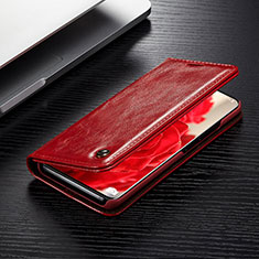 Coque Portefeuille Livre Cuir Etui Clapet C02S pour Samsung Galaxy S20 5G Rouge