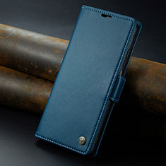 Coque Portefeuille Livre Cuir Etui Clapet C02S pour Xiaomi Poco F5 5G Bleu