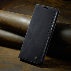Coque Portefeuille Livre Cuir Etui Clapet C02S pour Xiaomi Redmi Note 10 Pro 4G Noir
