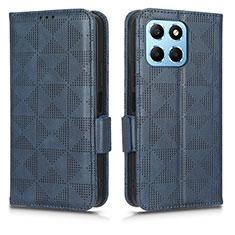 Coque Portefeuille Livre Cuir Etui Clapet C02X pour Huawei Honor X6S Bleu