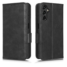 Coque Portefeuille Livre Cuir Etui Clapet C02X pour Samsung Galaxy A14 4G Noir