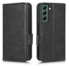 Coque Portefeuille Livre Cuir Etui Clapet C02X pour Samsung Galaxy S25 5G Noir