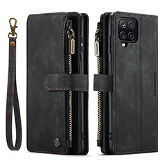 Coque Portefeuille Livre Cuir Etui Clapet C03S pour Samsung Galaxy M12 Noir