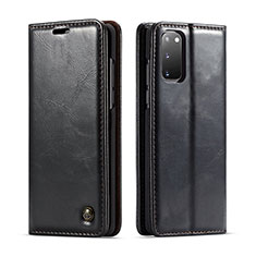 Coque Portefeuille Livre Cuir Etui Clapet C03S pour Samsung Galaxy S20 5G Noir