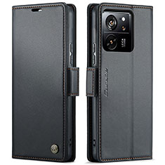 Coque Portefeuille Livre Cuir Etui Clapet C03S pour Xiaomi Mi 13T Pro 5G Noir