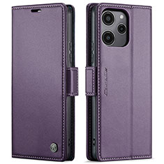 Coque Portefeuille Livre Cuir Etui Clapet C03S pour Xiaomi Redmi 12 5G Violet