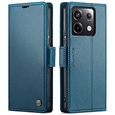 Coque Portefeuille Livre Cuir Etui Clapet C03S pour Xiaomi Redmi Note 13 Pro 5G Bleu