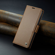 Coque Portefeuille Livre Cuir Etui Clapet C04S pour Xiaomi Mi 13T 5G Marron
