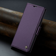 Coque Portefeuille Livre Cuir Etui Clapet C04S pour Xiaomi Redmi 13C Violet