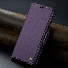 Coque Portefeuille Livre Cuir Etui Clapet C04S pour Xiaomi Redmi Note 12R 5G Violet