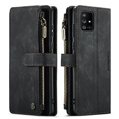 Coque Portefeuille Livre Cuir Etui Clapet C05S pour Samsung Galaxy A51 4G Noir