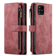 Coque Portefeuille Livre Cuir Etui Clapet C05S pour Samsung Galaxy M40S Rouge