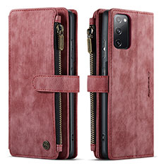 Coque Portefeuille Livre Cuir Etui Clapet C05S pour Samsung Galaxy S20 Lite 5G Rouge