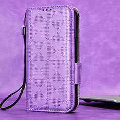 Coque Portefeuille Livre Cuir Etui Clapet C05X pour Oppo Reno10 Pro+ Plus 5G Violet