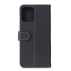 Coque Portefeuille Livre Cuir Etui Clapet C06 pour Xiaomi Mi 11 Lite 4G Noir