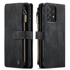 Coque Portefeuille Livre Cuir Etui Clapet C06S pour Samsung Galaxy A72 5G Noir