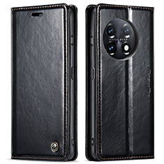 Coque Portefeuille Livre Cuir Etui Clapet CS1 pour OnePlus 11 5G Noir