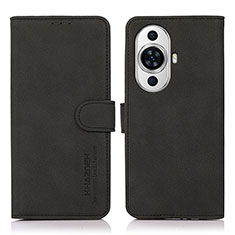 Coque Portefeuille Livre Cuir Etui Clapet D01Y pour Huawei Nova 11 Pro Noir