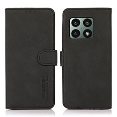 Coque Portefeuille Livre Cuir Etui Clapet D01Y pour OnePlus 10 Pro 5G Noir