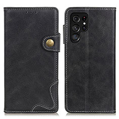 Coque Portefeuille Livre Cuir Etui Clapet D01Y pour Samsung Galaxy S21 Ultra 5G Noir