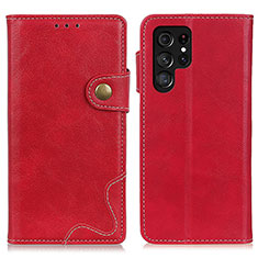 Coque Portefeuille Livre Cuir Etui Clapet D01Y pour Samsung Galaxy S24 Ultra 5G Rouge