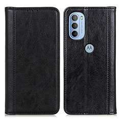 Coque Portefeuille Livre Cuir Etui Clapet D03Y pour Motorola Moto G41 Noir