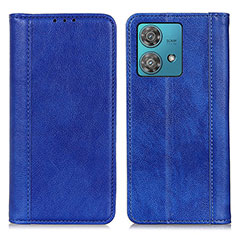 Coque Portefeuille Livre Cuir Etui Clapet D03Y pour Motorola Moto G84 5G Bleu